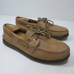Sperry Oil Tanned Leather Deck Shoes Men's Casual Footwear Top-Sider Sz 10.5 M